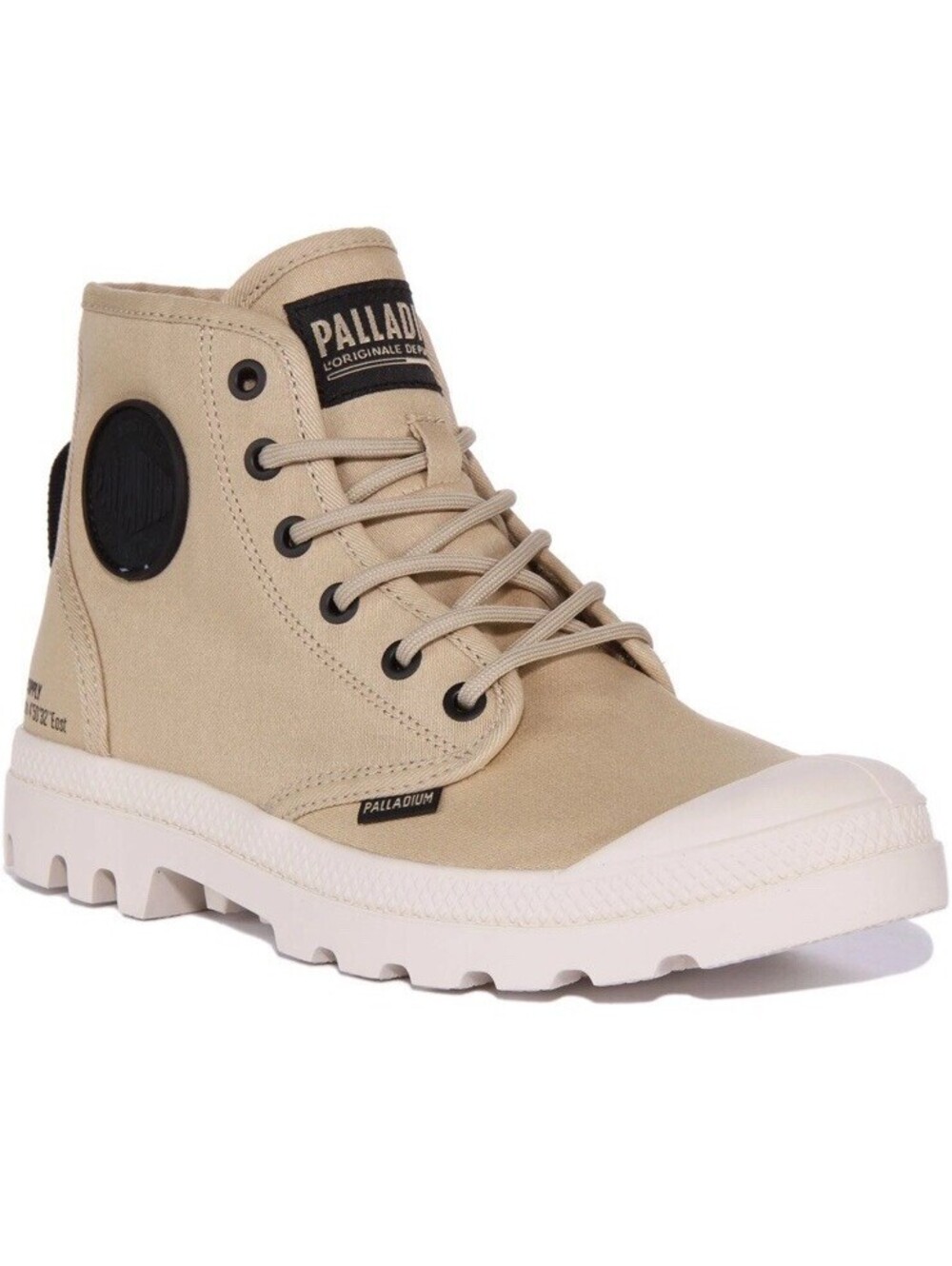 Palladium Pampa Hi HTG Unisex Vegan Approved Boot In Brown Beige Size US 8 Men